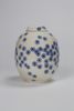 Scattering - porcelain with hand painted cobalt 18 x 11 x 11cm